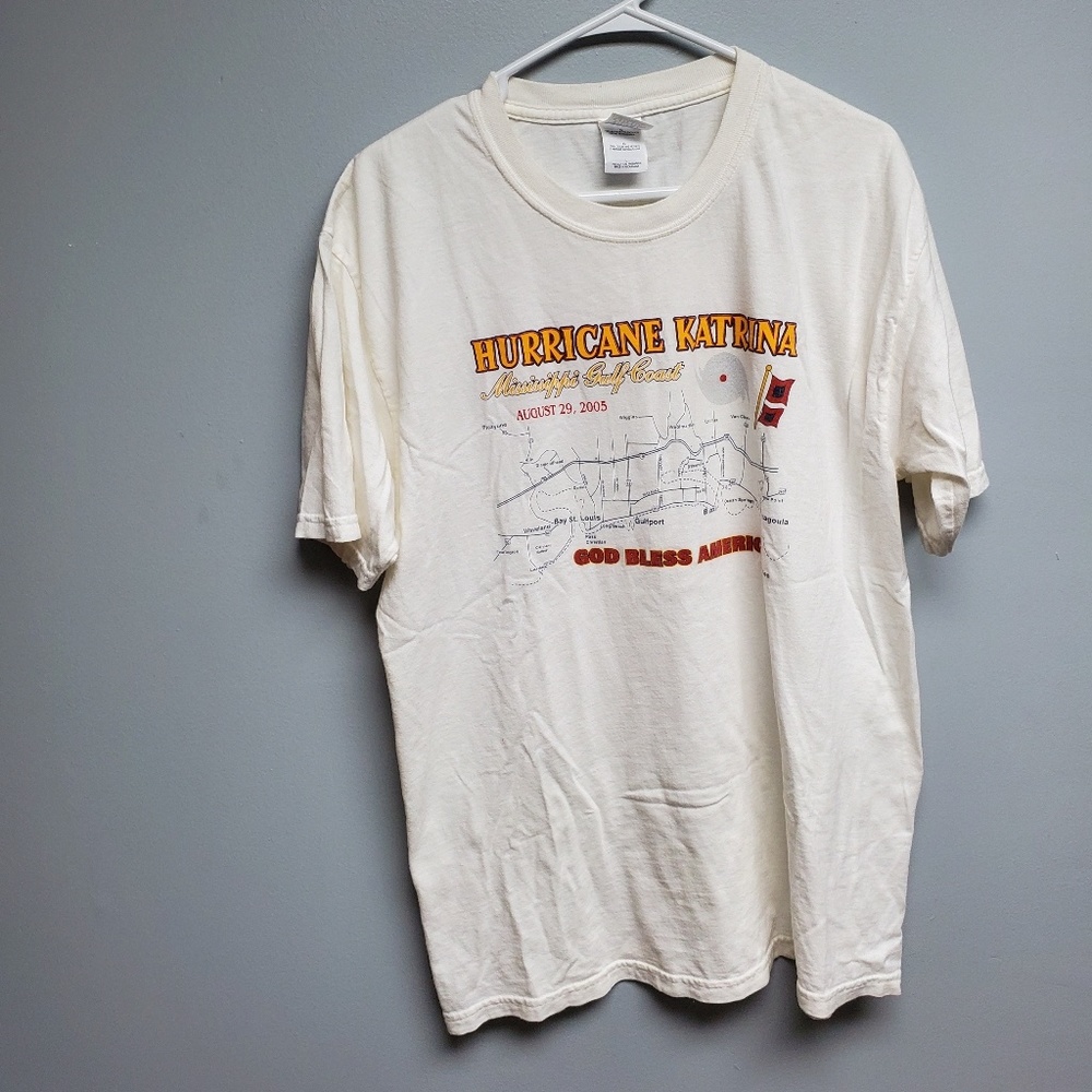 Hurricane Katrina map 05 T shirt